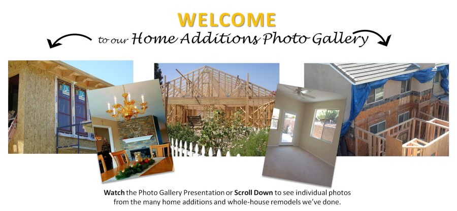 Home Addition Photo Gallery Welcome