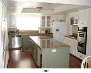 Cosmetic Kitchen Remodel- after photo